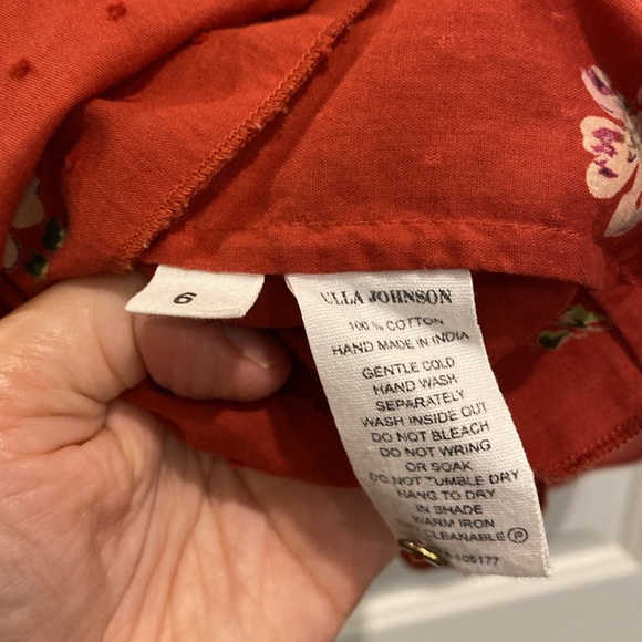 Ulla Johnson cotton top size 6 - Picture 4 of 4